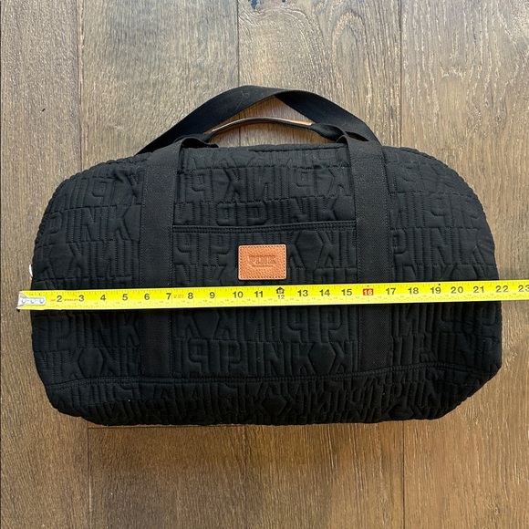 PINK Victoria’s Secret Black Quilted Duffel Bag - Picture 7 of 14